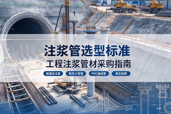 那坡注浆管选型标准